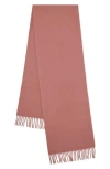 Mulberry Cashmere Scarf In Autumn Rose