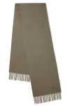 Mulberry Cashmere Scarf In Olive