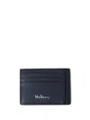 Mulberry Farringdon Leather Card Holder In Blue