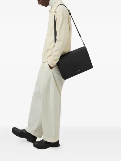 Mulberry Farringdon Messenger Bag In Black