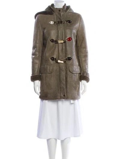 Pre-owned Mulberry Faux Fur Coat In Multi