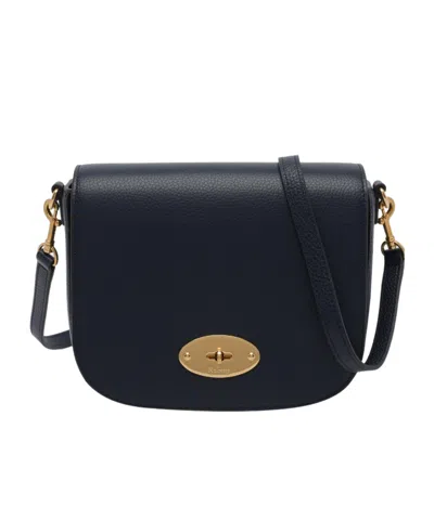Mulberry Flap Shoulder Bag In Blue