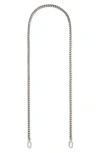 Mulberry Flat Chain Shoulder Strap In Silver