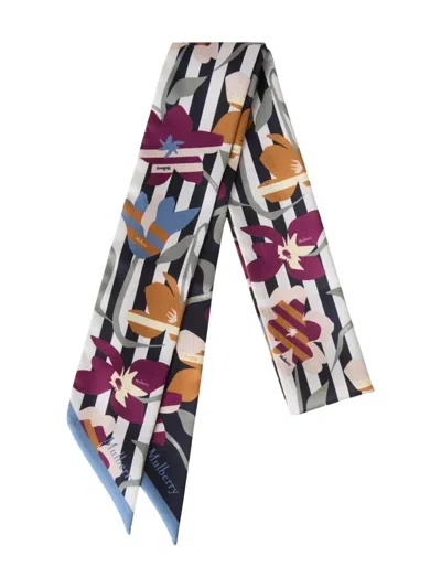 Mulberry Floral-print Scarf In Multi