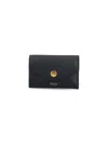 Mulberry 'folded Multi-card' Logo Wallet In Black