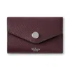 Mulberry Folded Multi-card Wallet Black Cherry