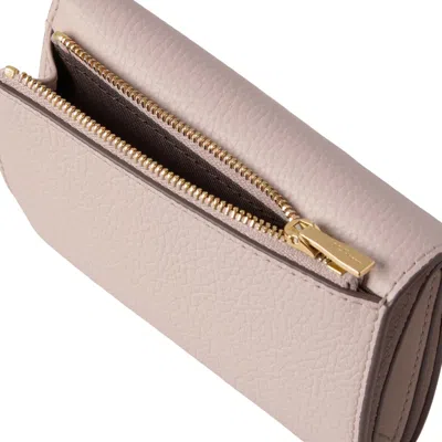 Mulberry Folded Multi-card Wallet Blossom Pink Small Classic Grain