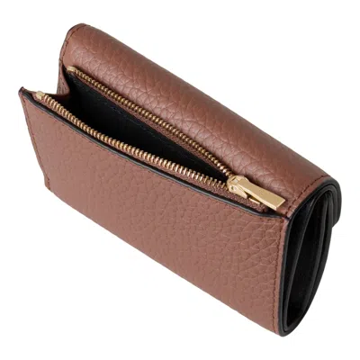 Mulberry Folded Multi-card Wallet Bright Oak Heavy Grain