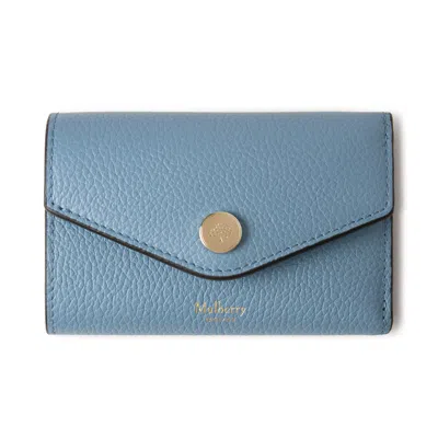 Mulberry Folded Multi-card Wallet Brighton Blue