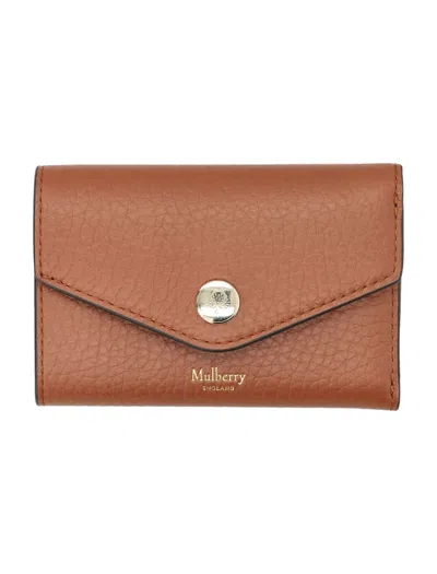 Mulberry Folded Multi-card Wallet In Chestnut