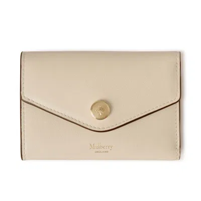 Mulberry Folded Multi-card Wallet In Eggshell