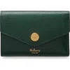 Mulberry Folded Multi-card Wallet In Green