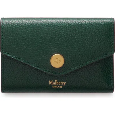 Mulberry Folded Multi-card Wallet In Green