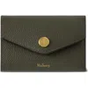 Mulberry Folded Multi-card Wallet Juniper Green In Black