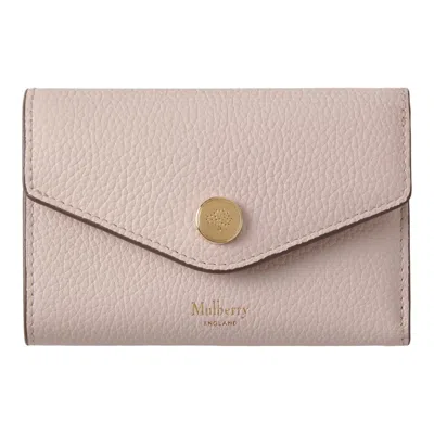 Mulberry Folded Multi-card Wallet Blossom Pink Small Classic Grain