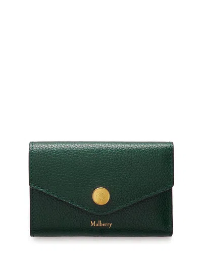 Mulberry Folded Multi-card Wallet In Green