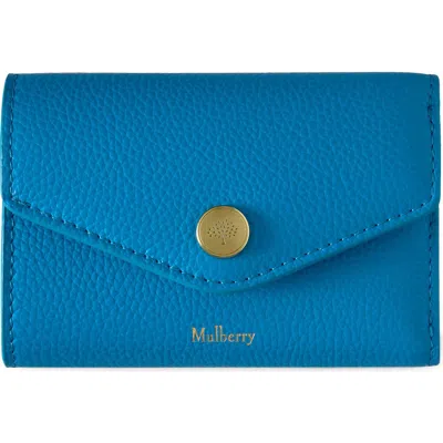 Mulberry Folded Multi-card Wallet In Blue