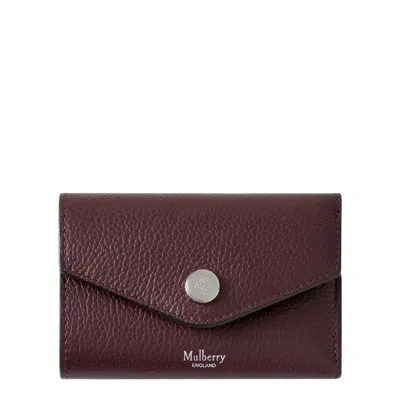 Mulberry Folded Multi-card Wallet Small Classic Grain In Brown