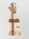 Mulberry Check Scarf Scarves And Foulards Multicolor In Neutral