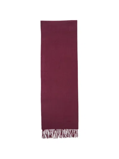 Mulberry Fringed-edge Scarf In Pink