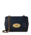 Mulberry Grained Leather Lily Shoulder Bag In Blue