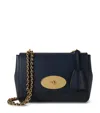 Mulberry Grained Leather Lily Shoulder Bag In Blue
