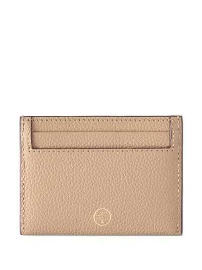Mulberry Grained-texture Wallet In Neutral