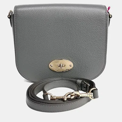 Pre-owned Mulberry Grey Leather Dali Crossbody Bag
