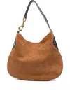 Mulberry Leather Panel Shoulder Bag Strap In Brown