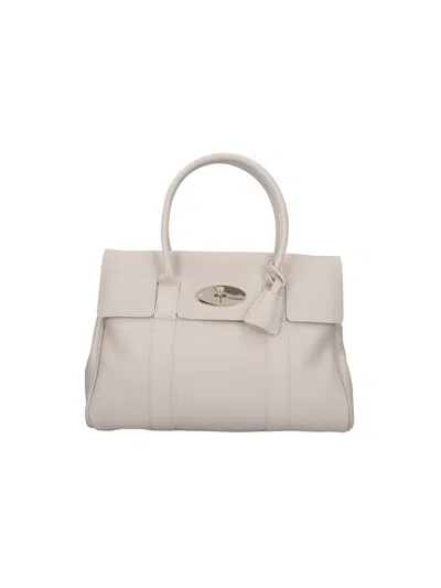 Mulberry Handbag "bayswater" In White