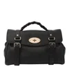 Mulberry Alexa Heavy Leather Crossbody Bag In Black
