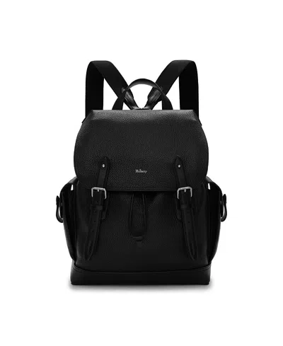 Mulberry Leather Heritage Backpack Black