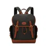 Mulberry Heritage Backpack In Black-cognac