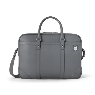 Mulberry Heritage Briefcase Foggy Grey