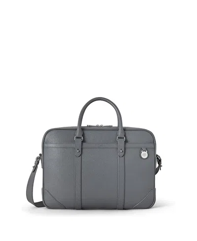 Mulberry Heritage Briefcase Foggy Grey In Gray