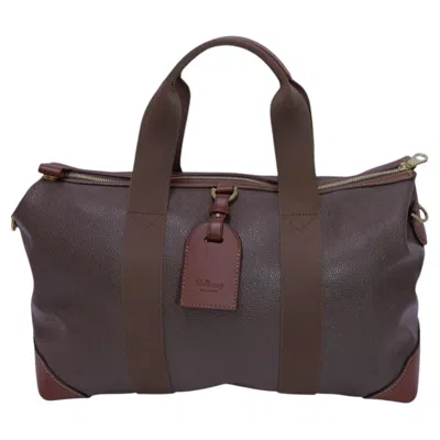 Pre-owned Mulberry Heritage Day Clipper Bag In Purple