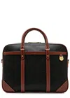 Mulberry Heritage Grained Leather Briefcase In Black