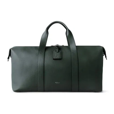 Mulberry Heritage Leather Medium Clipper Duffle In  Green