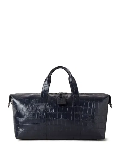 Mulberry Heritage Medium Duffle Bag In Blue