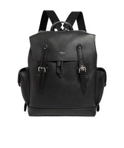 Mulberry Heritage Textured Backpack In Black