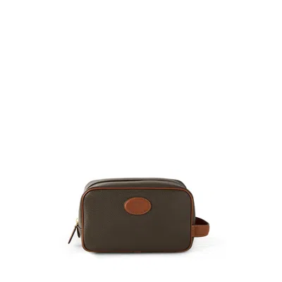 Mulberry Heritage Wash Case - Mole-cognac In Brown