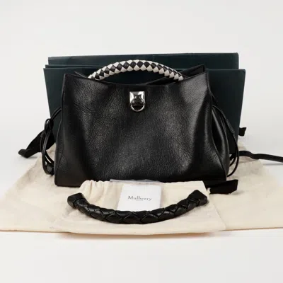 Mulberry Iris Medium Tote Shoulder Bag In Black