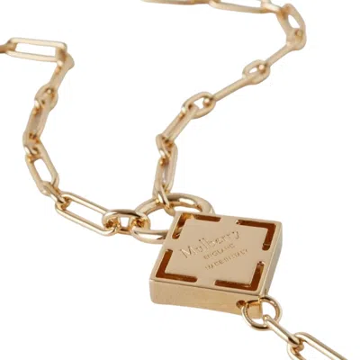 Mulberry Iris Necklace Brass & Mother Of Pearl (gold)