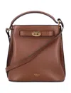 Mulberry Islington Grained Leather Bucket Bag In Oak