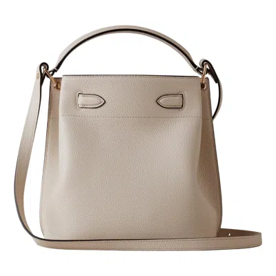 Mulberry Islington Bucket Chalk Small Classic Grain