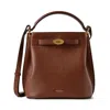 Mulberry Islington Grained Leather Bucket Bag In Oak