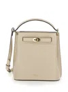Mulberry Islington Leather Bucket Bag In White