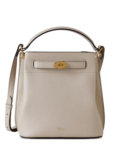 Mulberry Islington Clasp-fastening Bucket Bag In Neutral