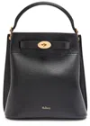 Mulberry Islington Grained Leather Bucket Bag In Black