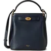 Mulberry Leather Islington Bucket Bag In Night Sky